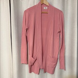 Pulse Women's Dusty Rose Open Front Cardigan